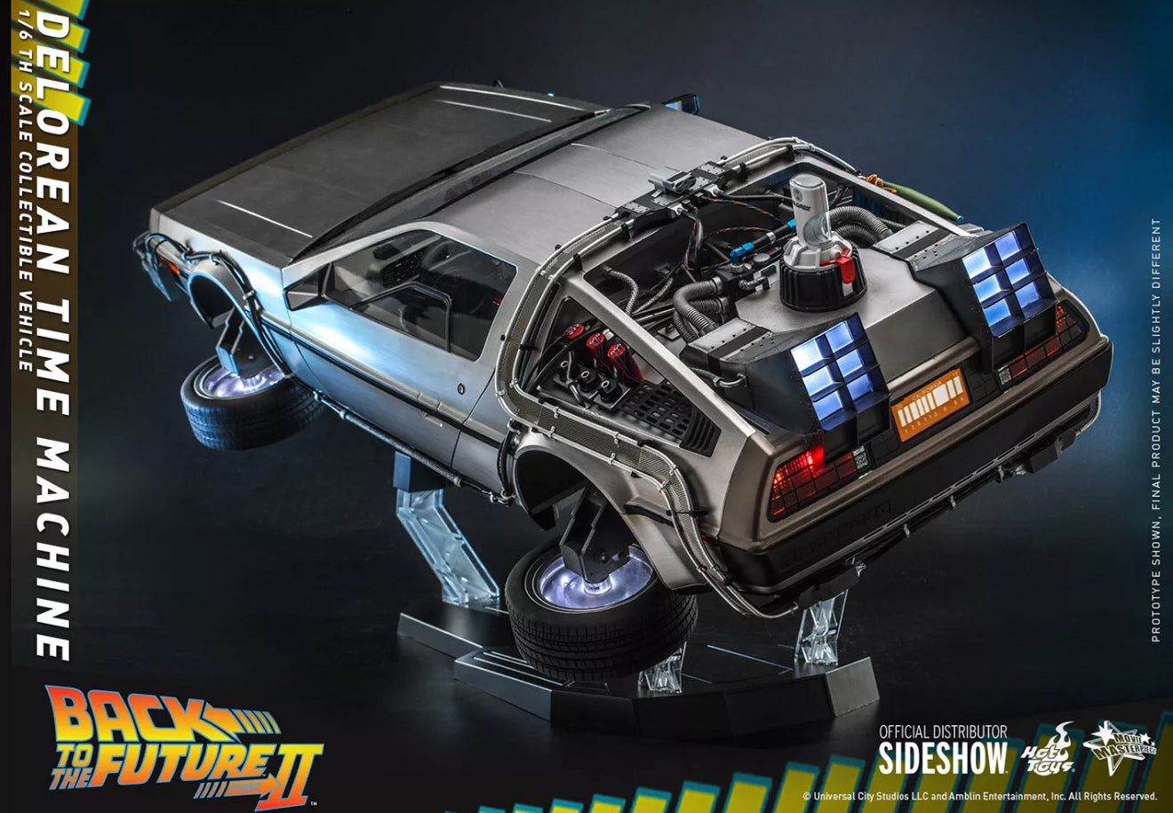 DeLorean Zeitmaschine Modell "Zurück in der Zukunft II"