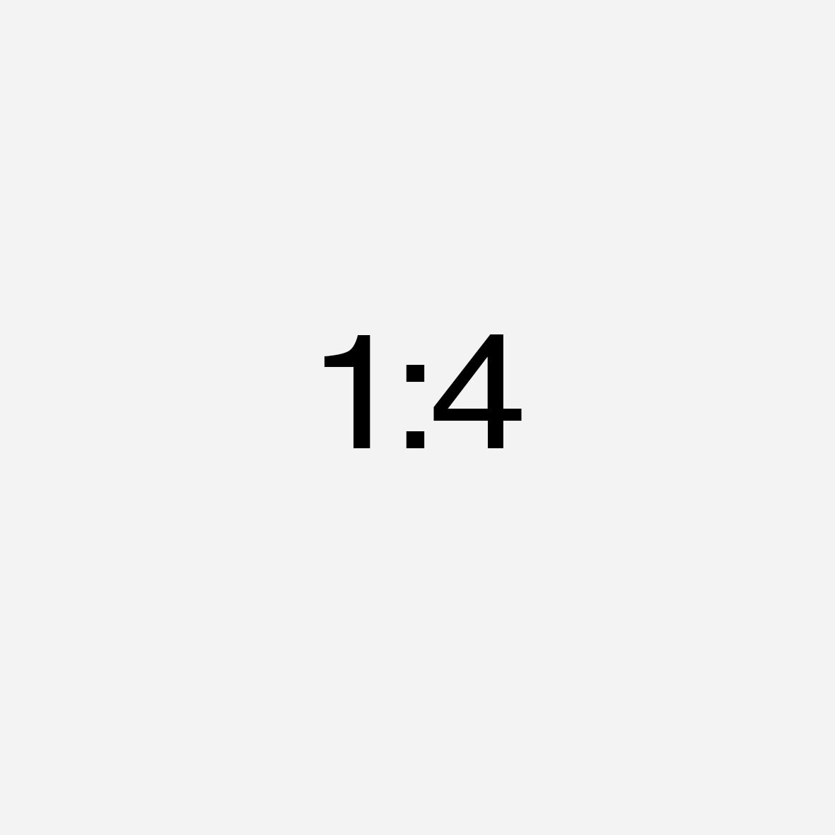 1:4